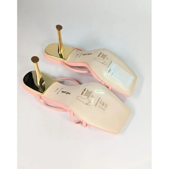 Cult Gaia Women's Lydia Square Toe Strap High Heel Sandals Size 36.5 (MSRP $428) - Picture 10 of 12